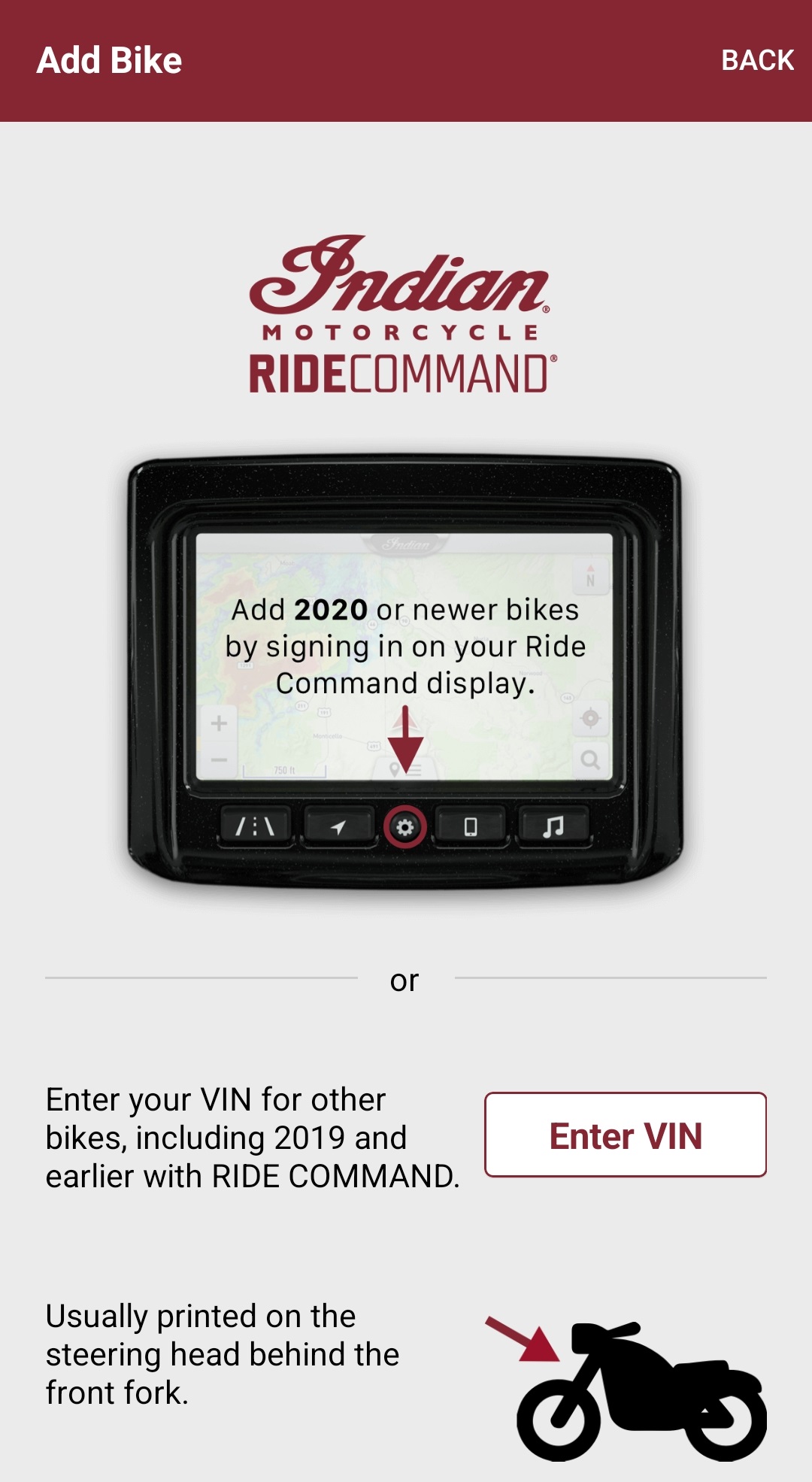 How to Add a Vehicle to Your Garage Indian Motorcycle